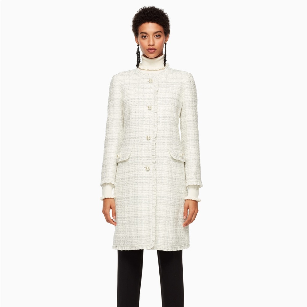 Beautiful Sparkle Tweed Coat NWT